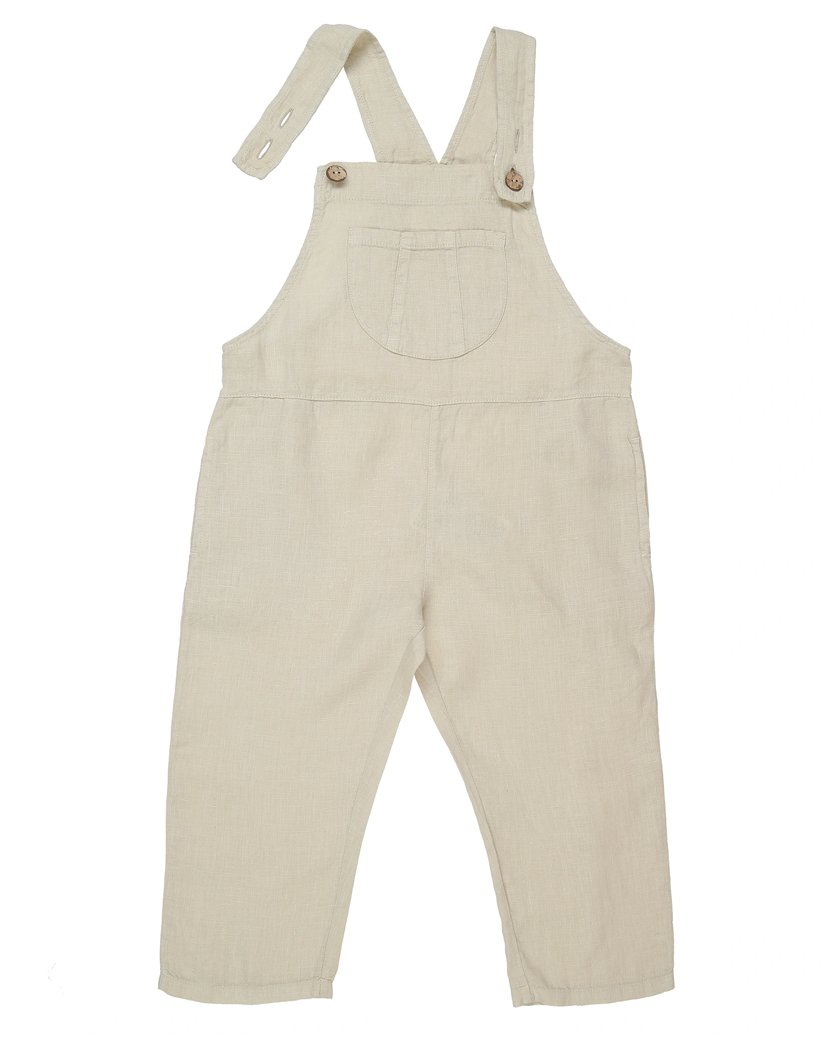 Leinen-Latzhose LUANA in beige