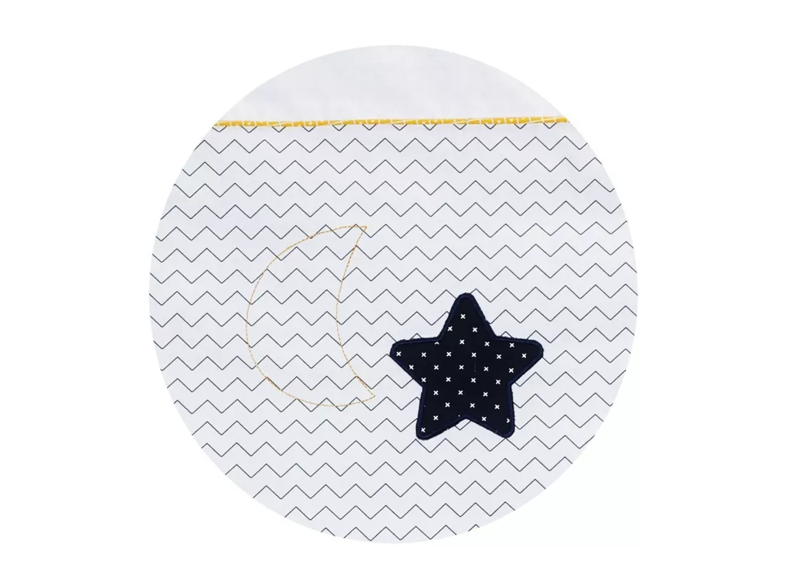 Edredon pour lit bébé en coton blanc