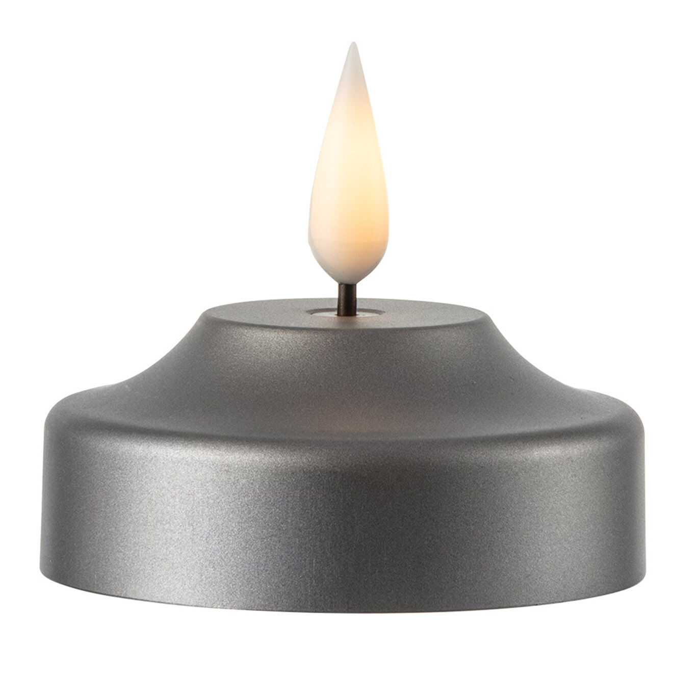 Kooduu Bougie Shine LED noire - D.7x6 cm