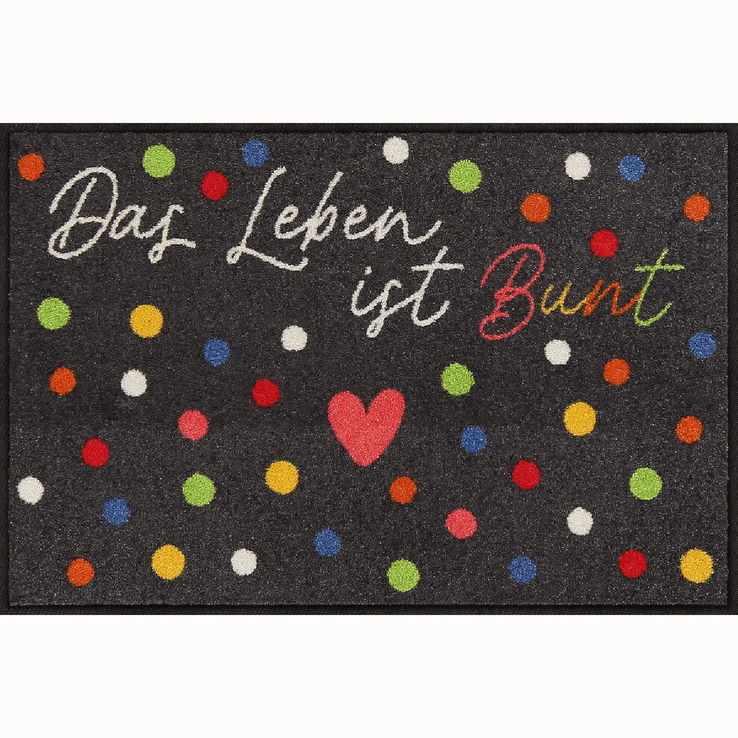 Türmatte Buntes Leben mit bunten Punkten
