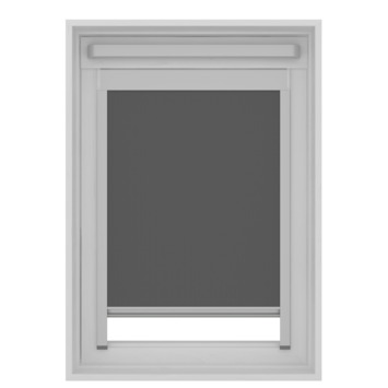 KARWEI dakraam rolgordijn verduisterend antraciet (kleurnr. 7034) t.b.v. VELUX® dakraam PK10