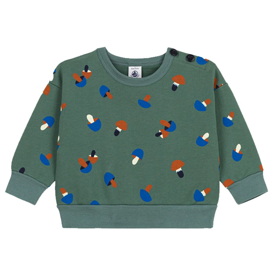 Petit Bateau Sweatshirt grün vallee