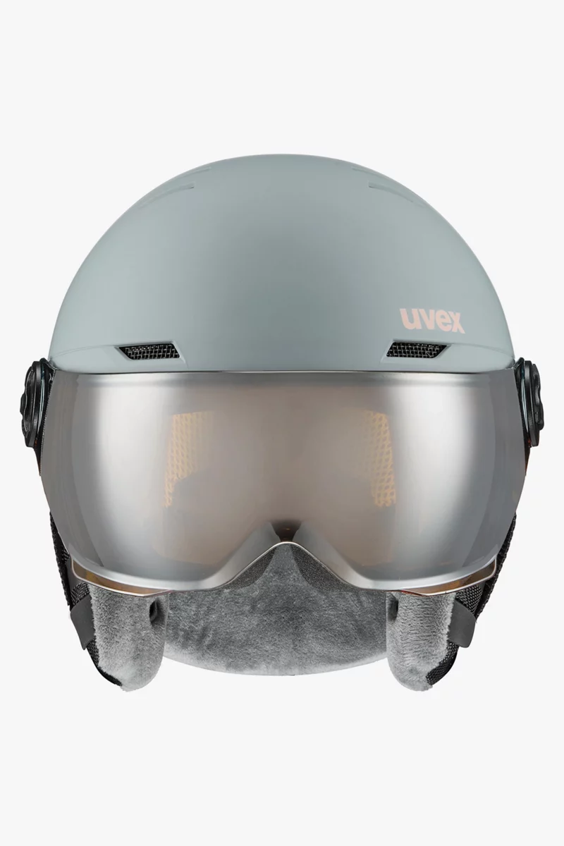 uvex rocket visor Kinder Skihelm