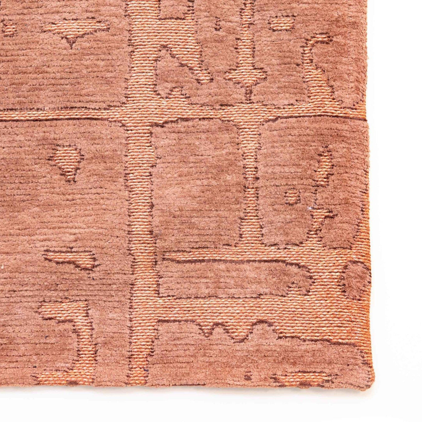 Louis de Poortere Structures Vloerkleed 80 x 150 cm - Za Copper