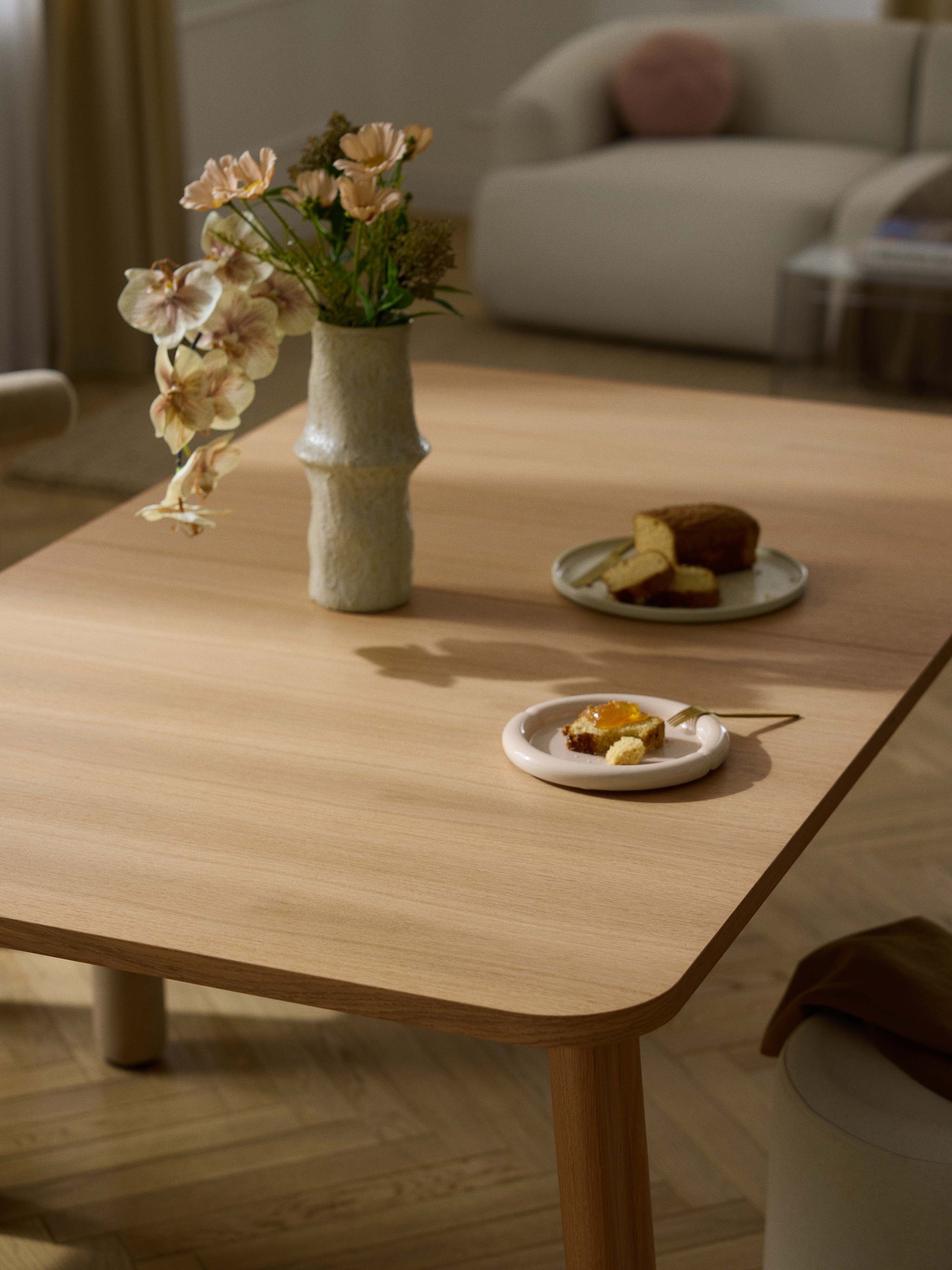 Uitschuifbare eettafel Ember, in verschillende formaten