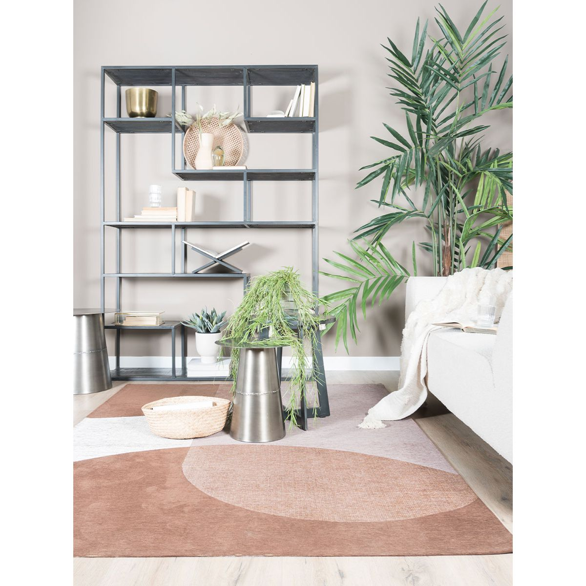 Vloerkleed Eli Brown ø200 cm