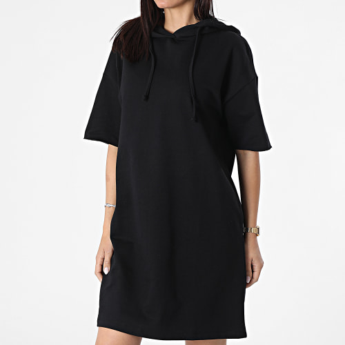 Robe Sweat Capuche Femme Dreamer Life Noir
