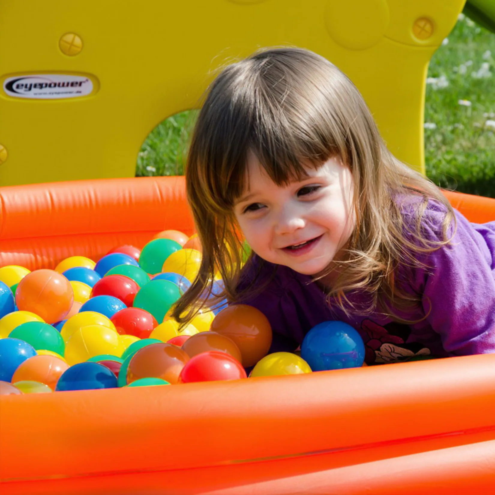 LittleTom 200 bunte Bälle für Bällebad 6cm Babybälle Plastikbälle Baby Spielbälle