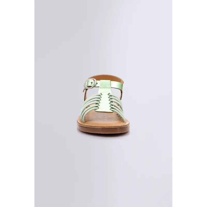 Premslim Vert clair SANDALES Cuir  Fille