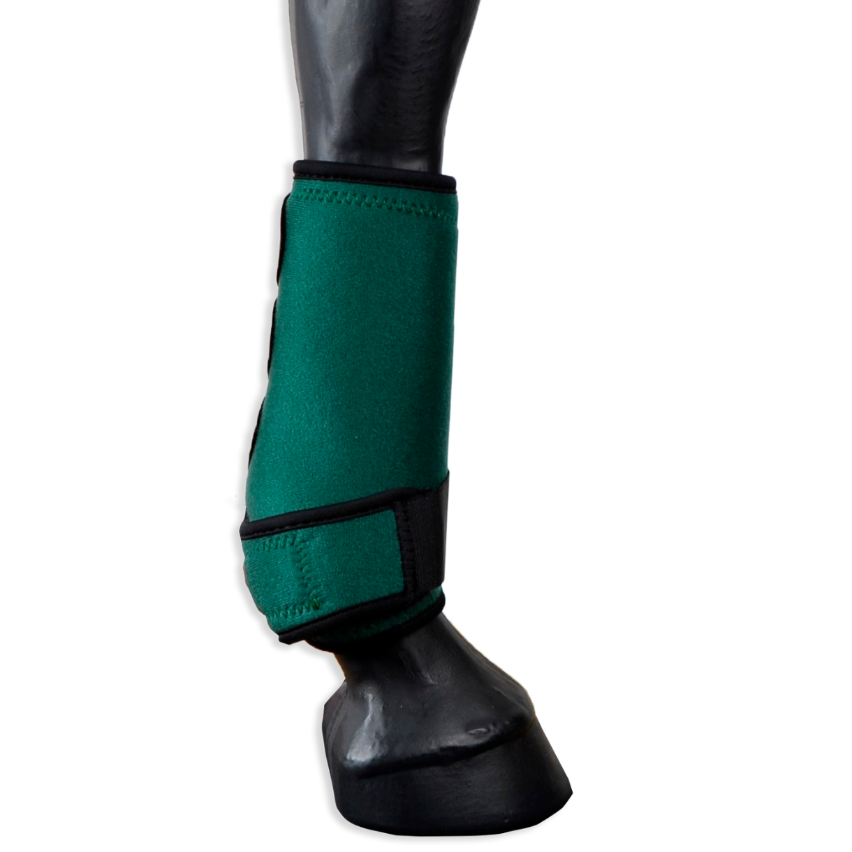 Protetor de neoprene e espuma viscoelástica com gel, conjunto de um par | Verde | Equipamento para cavalos | Los Nietos Saddlery | Tradição artesanal