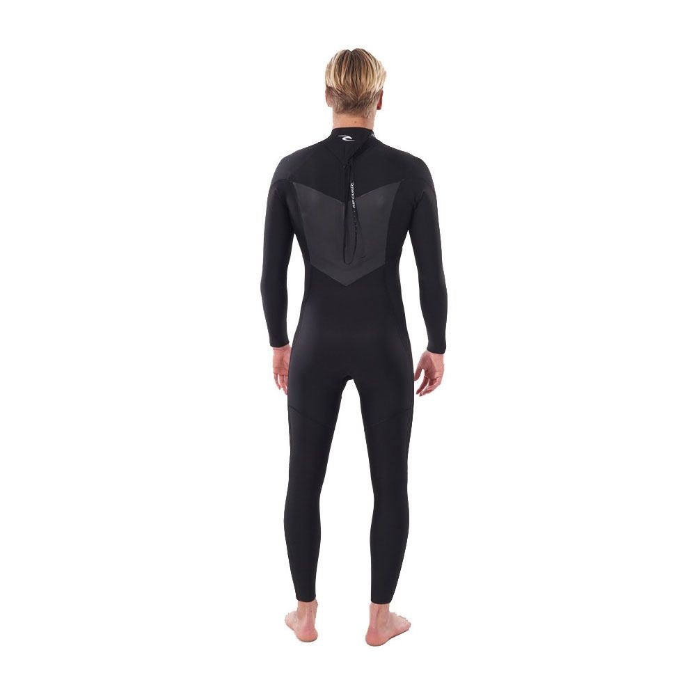 Rip Curl DAWN PATROL 32GB B/ZIP STMR - Combinaison intégrale 3/2mm Homme black