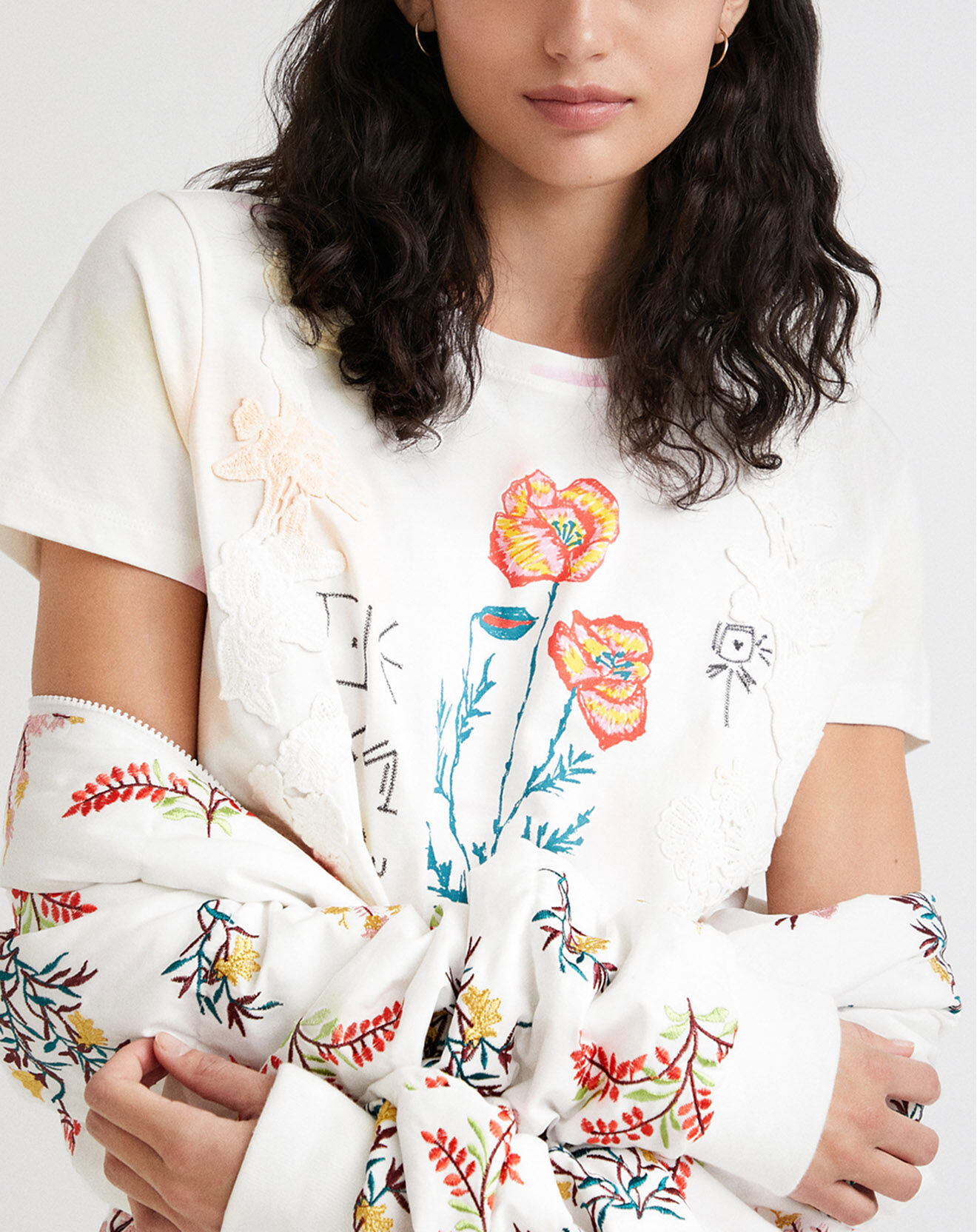 Desigual T-Shirt Ludivine blanc