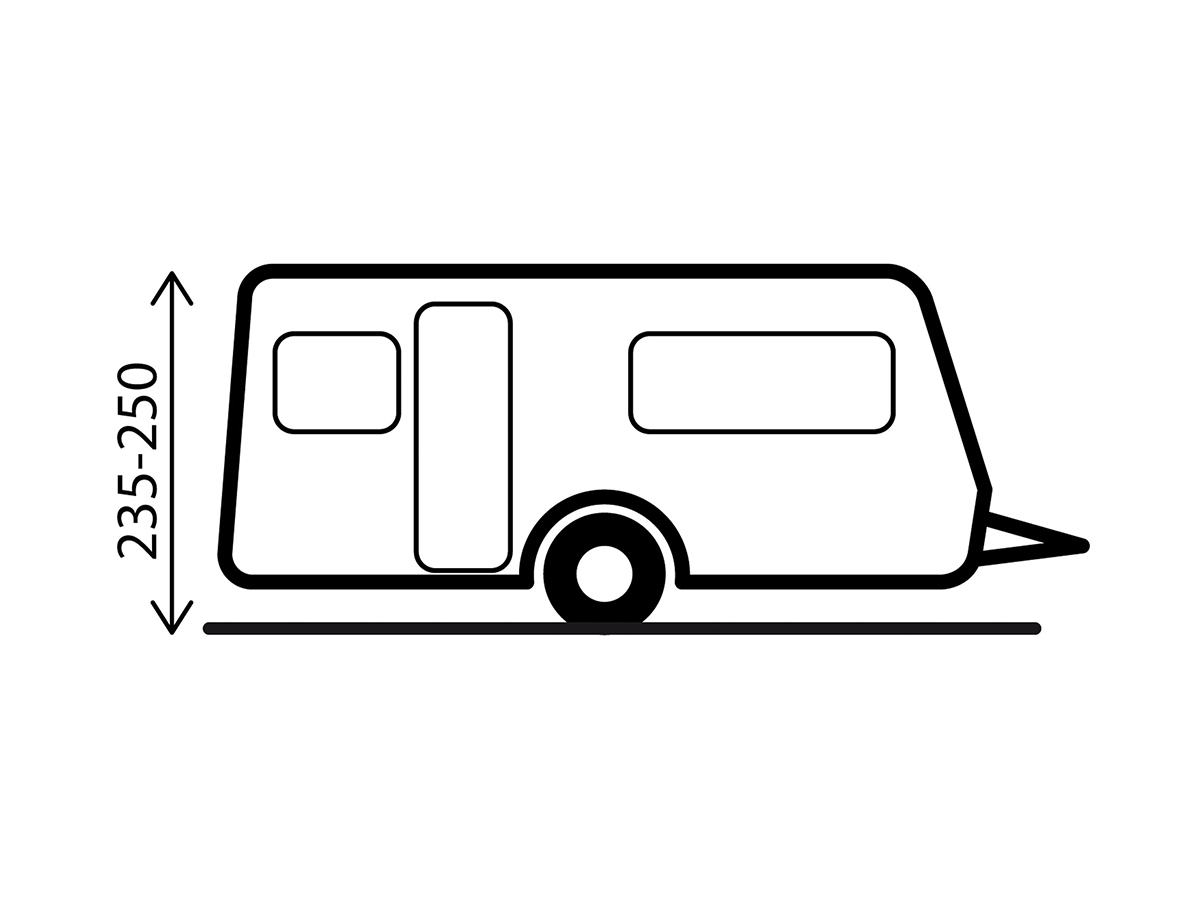 Brunner Skia 400 Air tech caravan/bus luifel