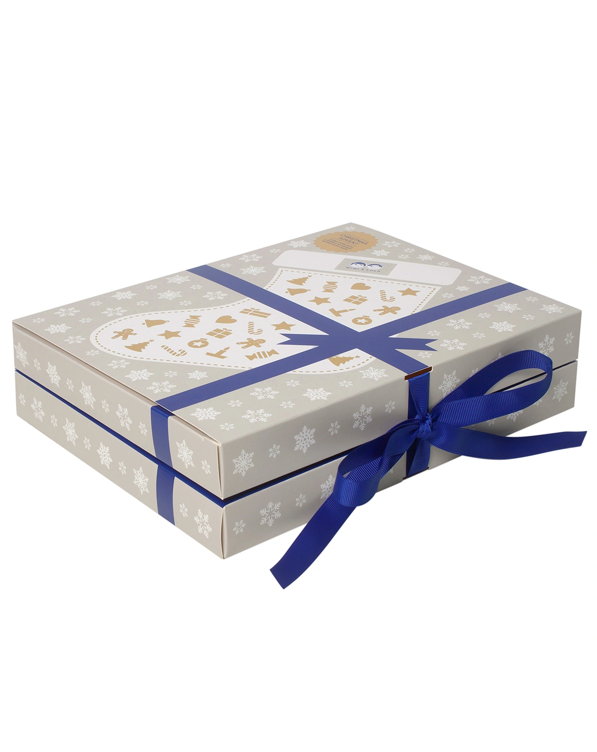 Adventskalender MAGIC mit Haarschmuck in grau