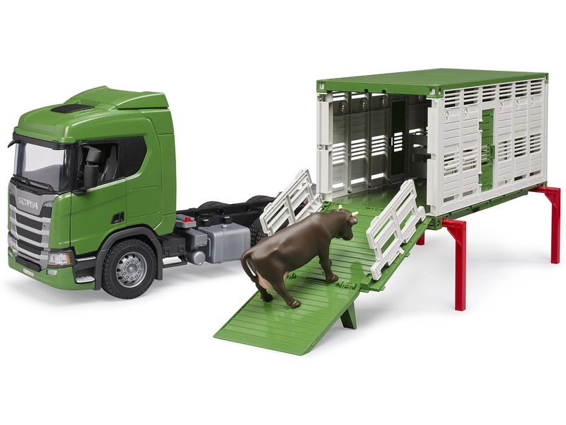 Bruder Spielwaren Scania Super LKW Tiertransport-LKW
