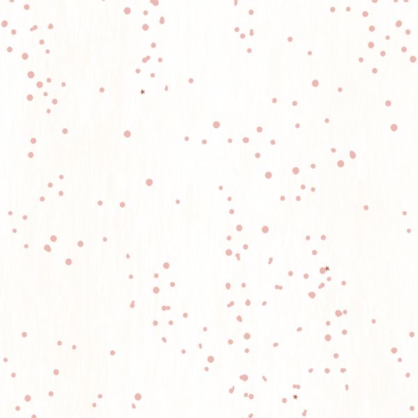Bibelotte Dottig Behang Roze