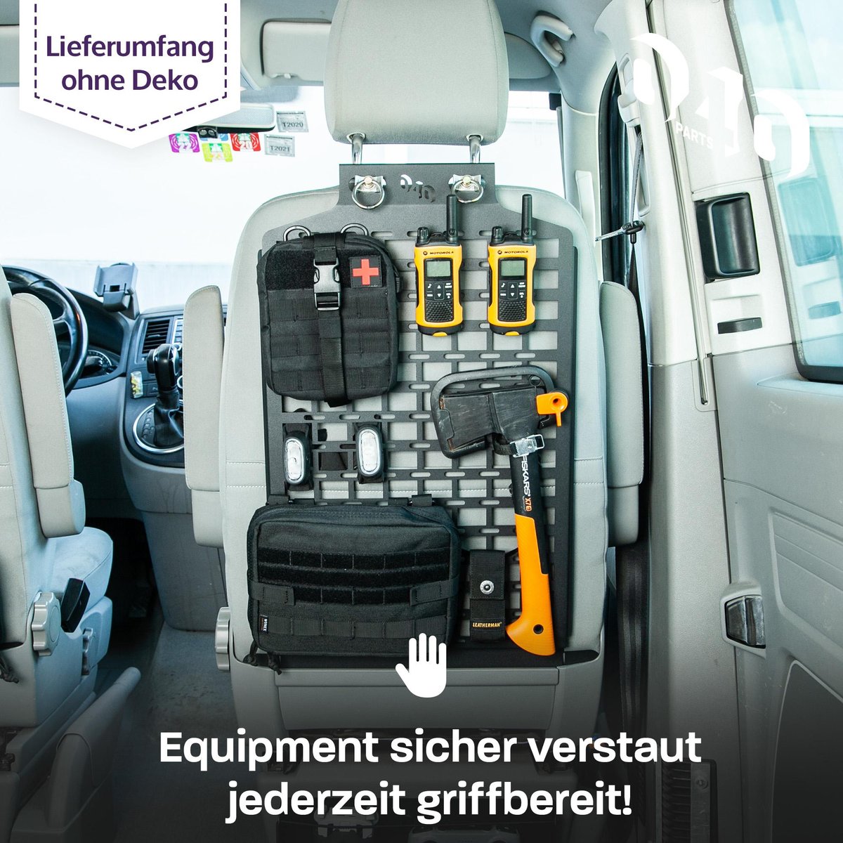 040 Parts Molle Board - VW T5 T6 T6.1