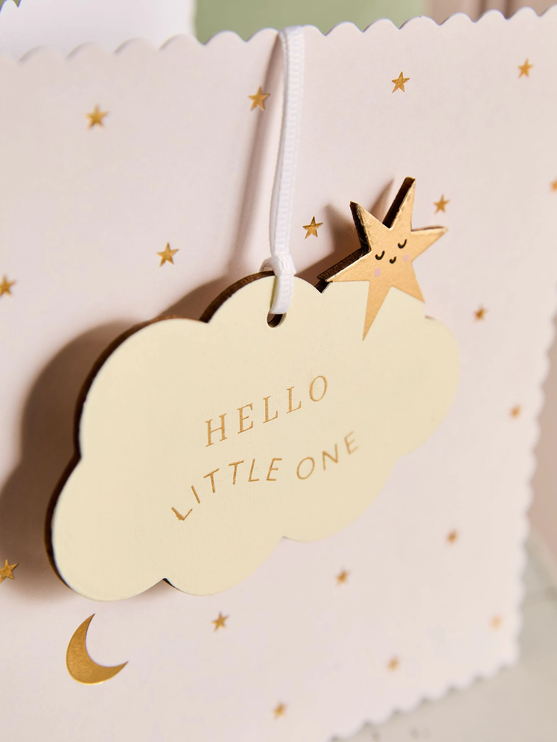 New Baby Cloud Keepsake Card
