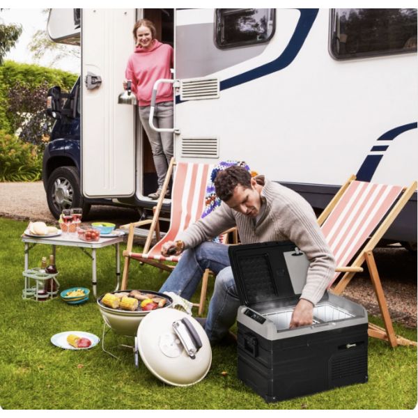 Outsunny Frigorífico e Congelador de Compressor Portátil 35L CC 127/24V até -20°C - C00-037V90