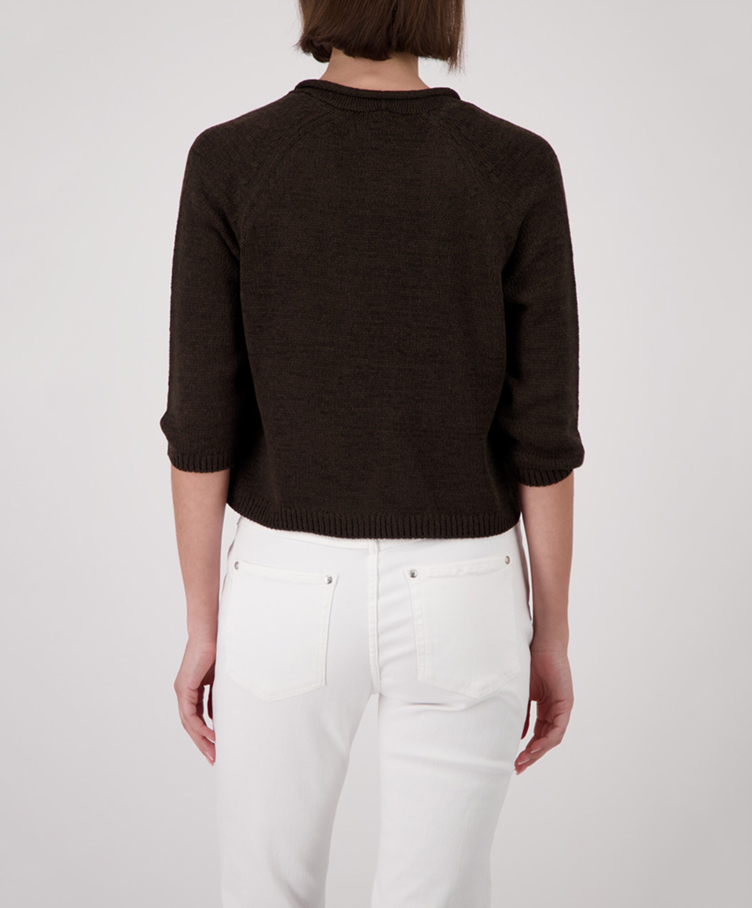 Monari Dames vest bruin