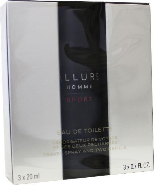 Chanel Allure Sport Man Eau De Toilette 3 x 20ml