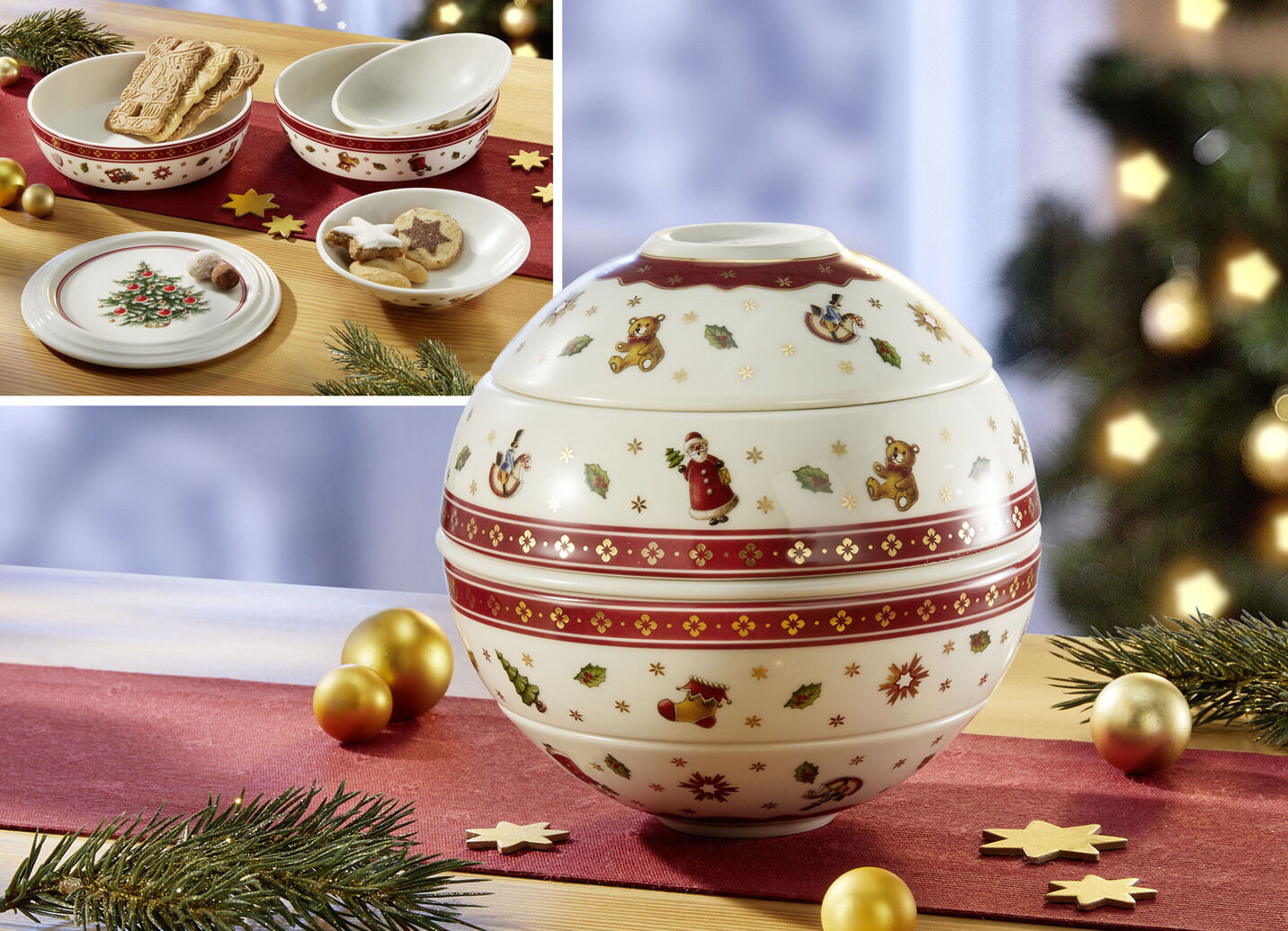 Porzellan-Set, 5-teilig – 