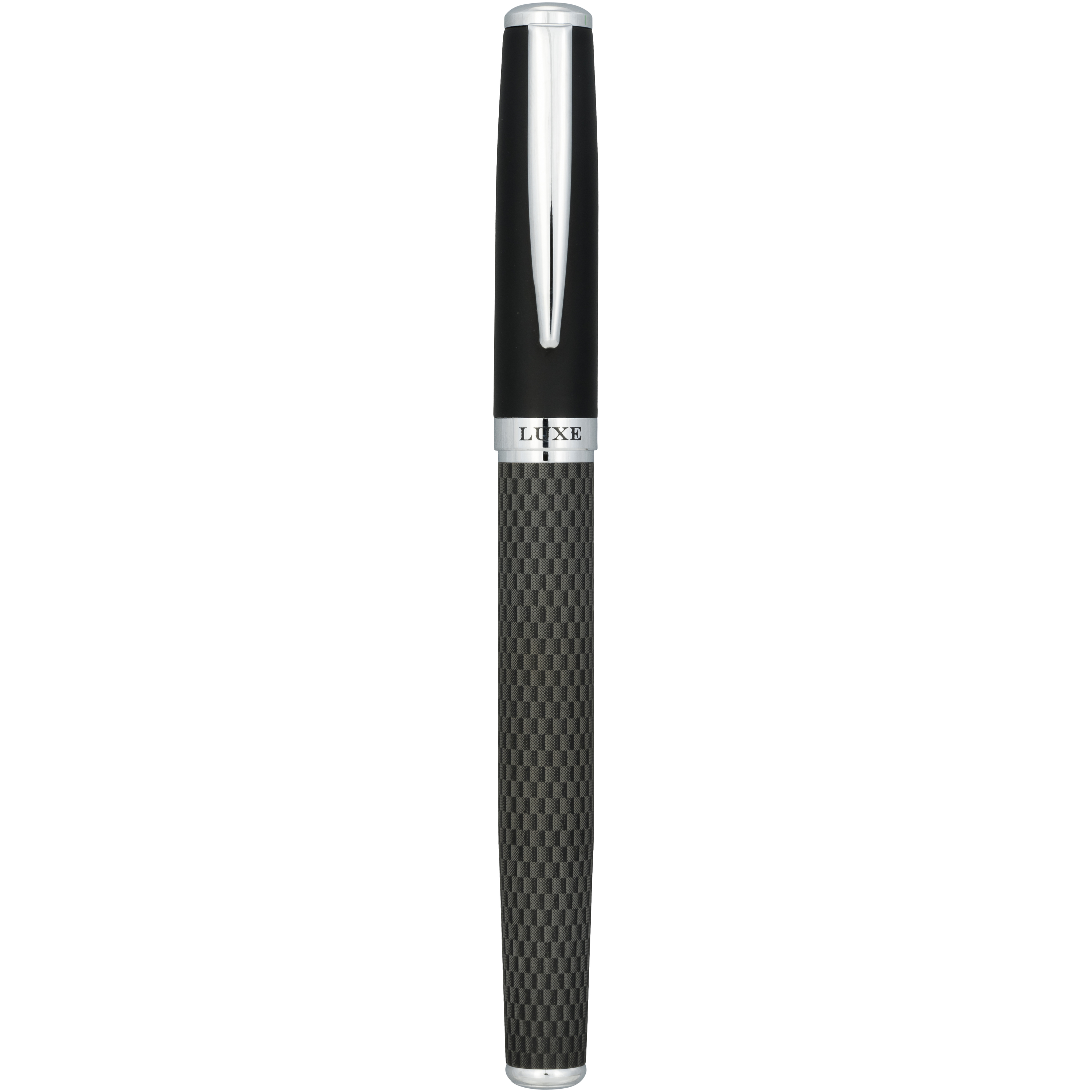 Luxe 107110 - Parure de stylos bille et roller avec étui Carbon