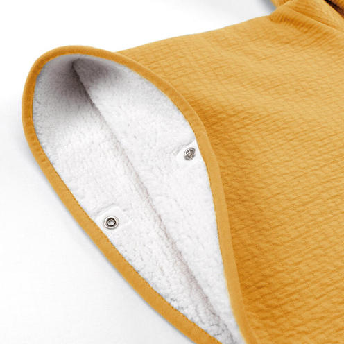 Poncho de Voyage 9-36M Jersey + Polaire - Jaune - BEMINI