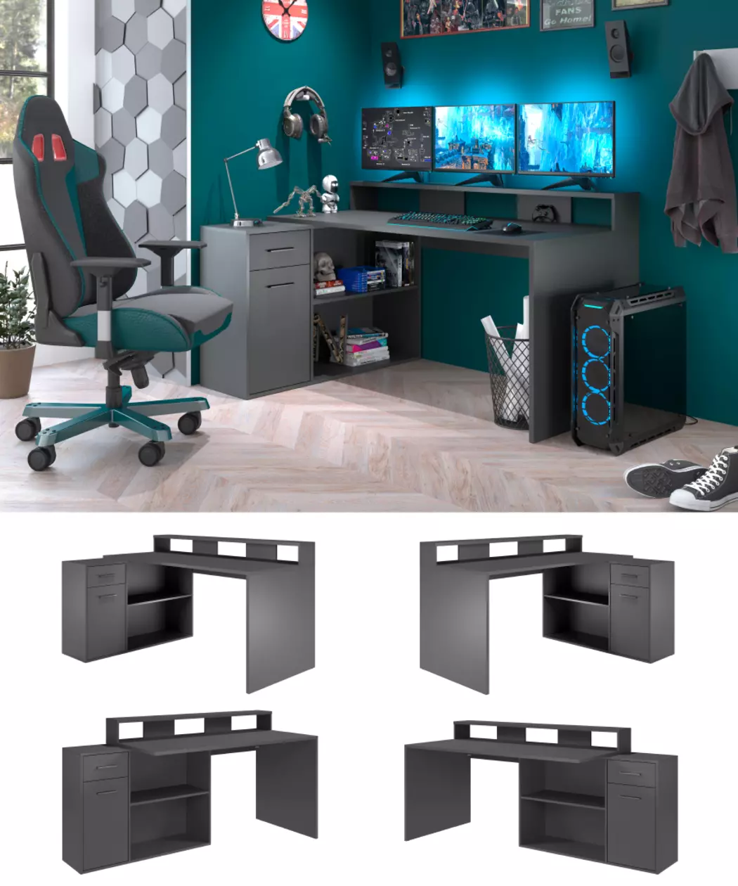 Schreibtisch Gamer