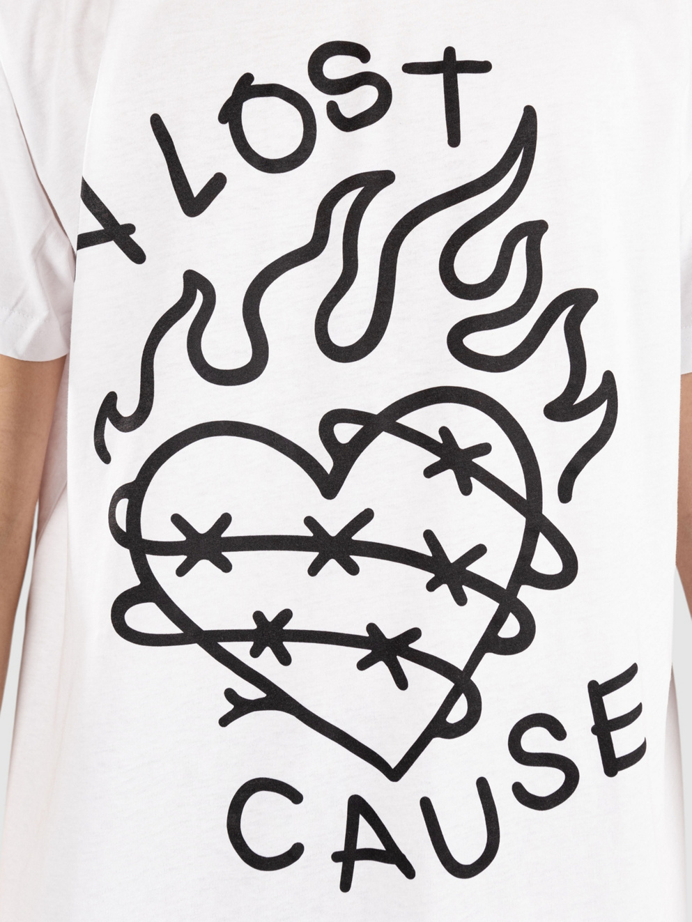 A Lost Cause Lethal Love T-Shirt white