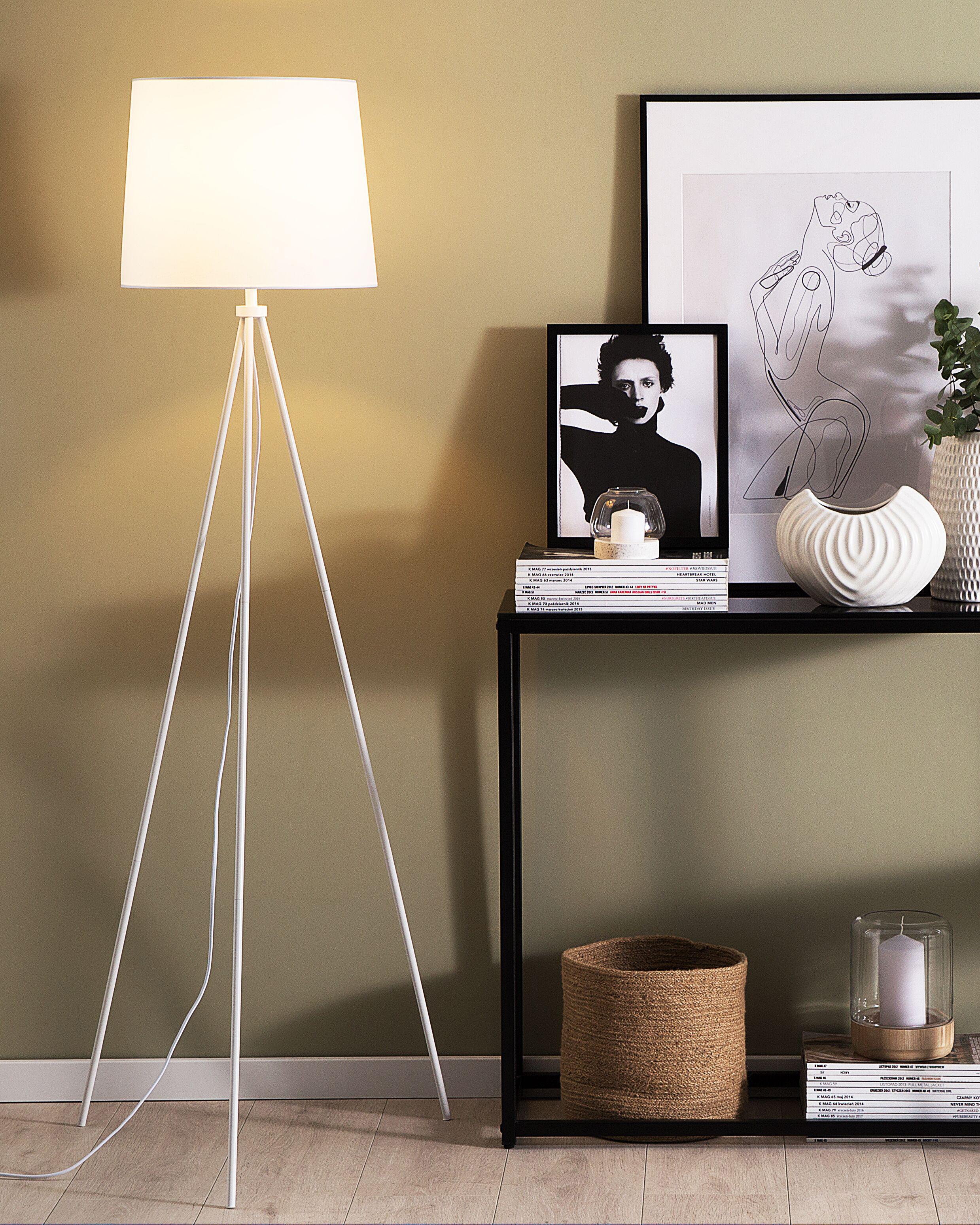 Staande lamp SAMBRA Metaal Wit