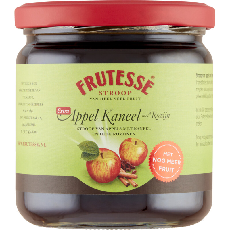 Frutesse Stroop van appels met kaneel & rozijnen