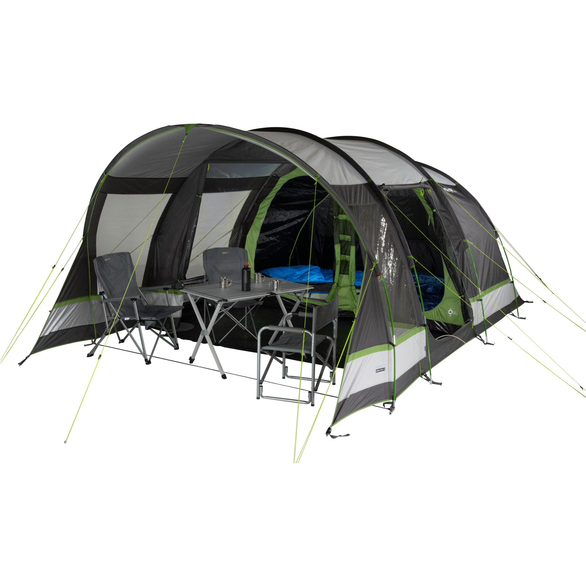 High Peak Zelt Familien-Tunnelzelt Garda 5.0