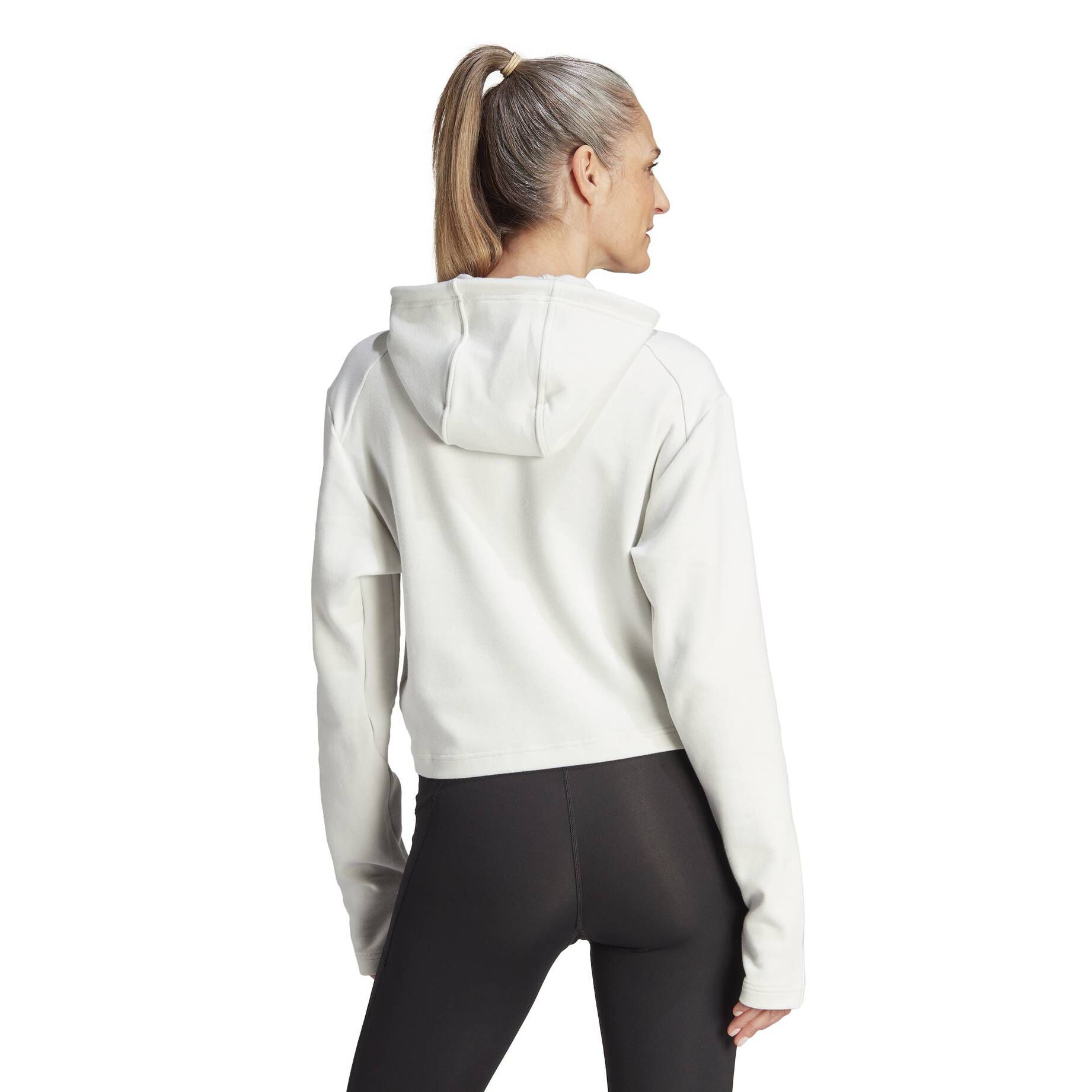 adidas Performance| Damen Sweatshirt TRAIN ESSENTIALS COTTON 3-STRIPES HOODIE