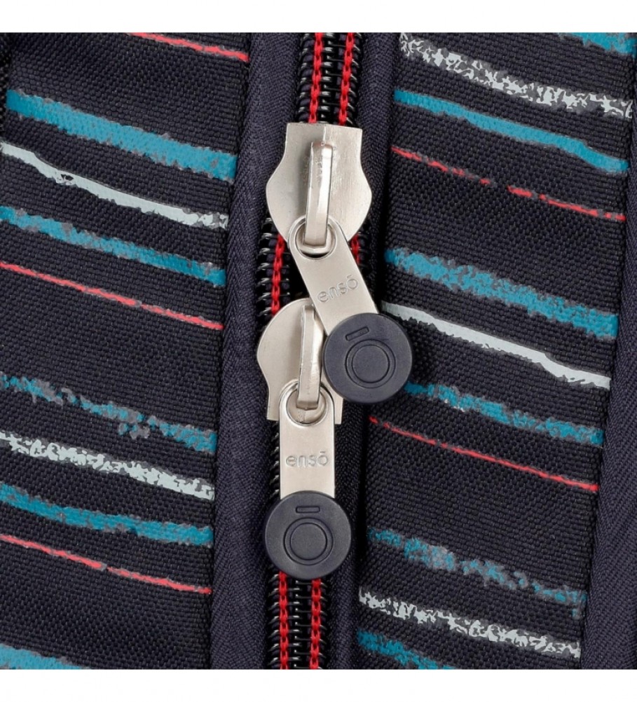 Mochila para laptop Enso Wall Ride com rodinhas, preta