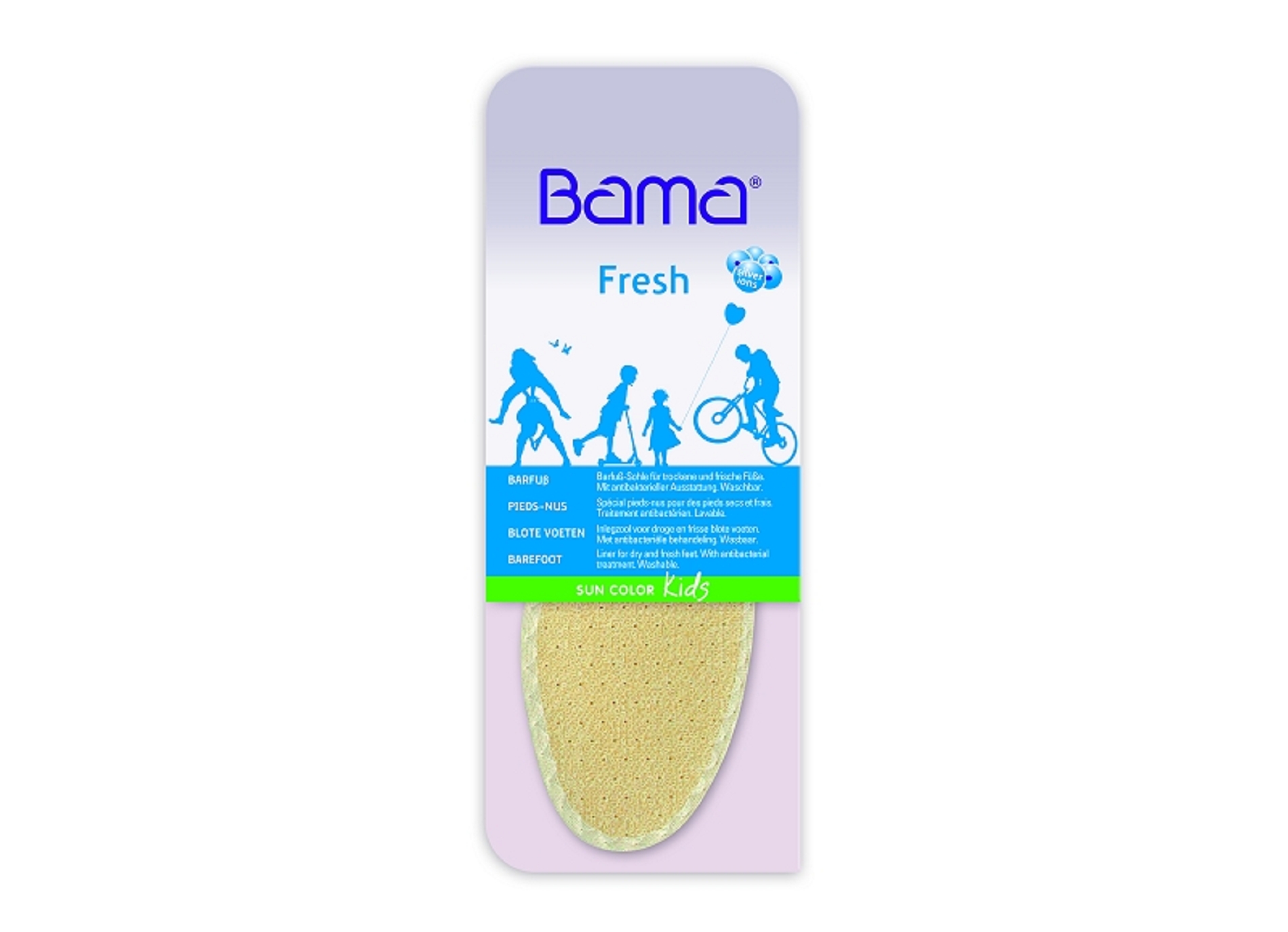 Semelle fresh kid incolore