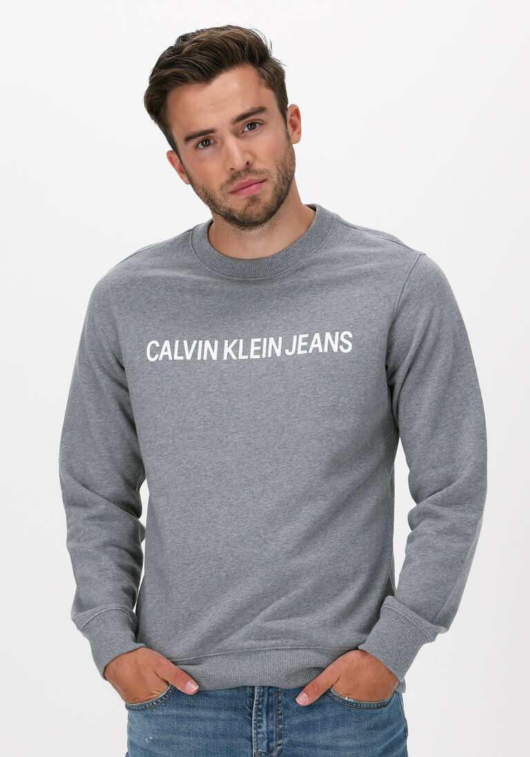 CALVIN KLEIN grijze calvin klein sweater core institutional l