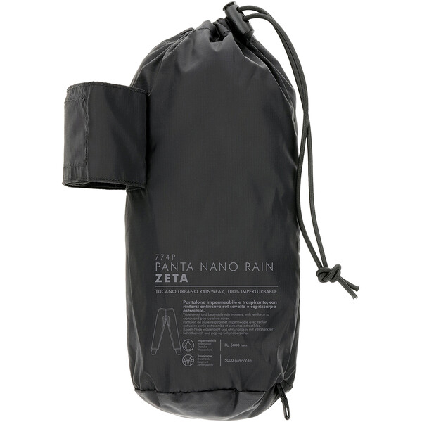 Tucano Urbano - Pantalon Pluie Nano Rain Zeta Noir
