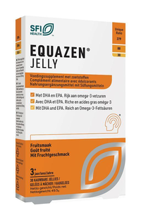 Equazen Jelly Omega 3 & 6 Vetzuren Kauwbare Jellies 30ST