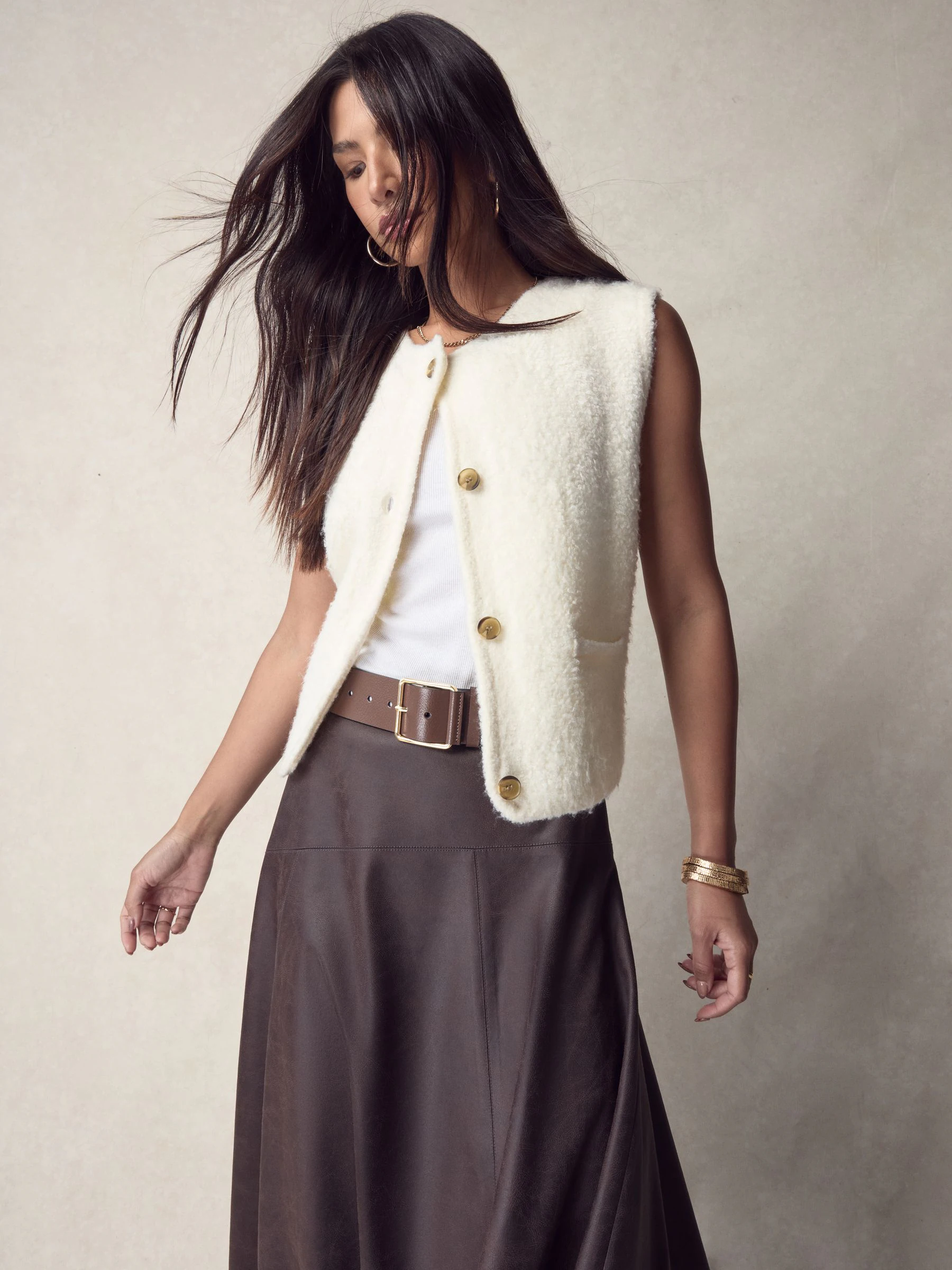 Mokkabruin - N. Premium brede leren riem, Made in Italy