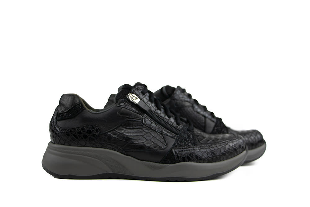 Durea Sneaker Zwart Kroko K