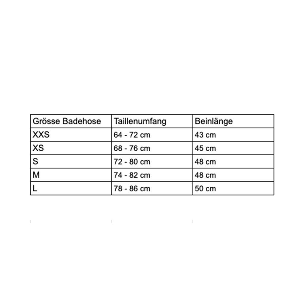 (6-tlg. Set) Gr. S Schwimmausrüstung Elastische Badehose Schwimmbrille Badehaube - Schwarz