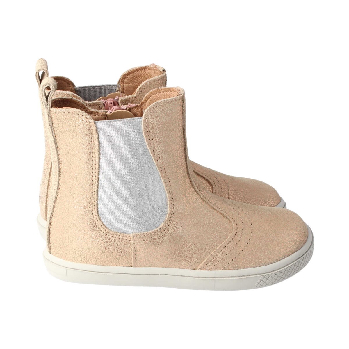 ML4110-36 glitter rose CHELSEA-CITY nappa leather zipper Weite/M