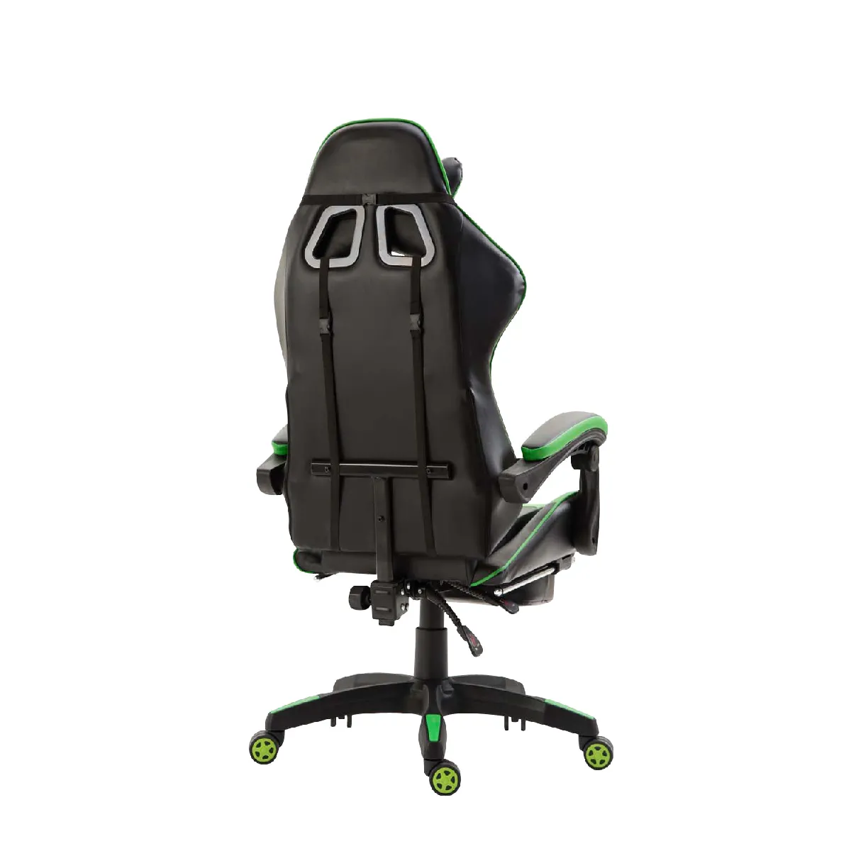 Decoshop26 Fauteuil Bureau Noir/Vert
