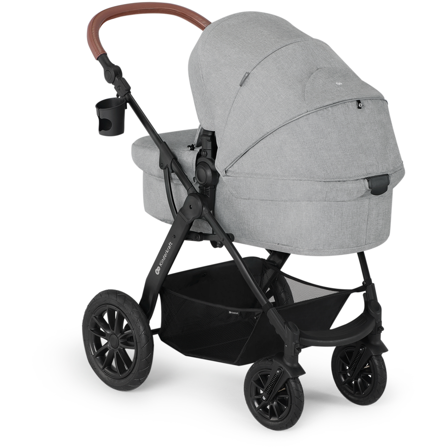 Kinderkraft Kombikinderwagen 3 in 1 XMOOV light gray