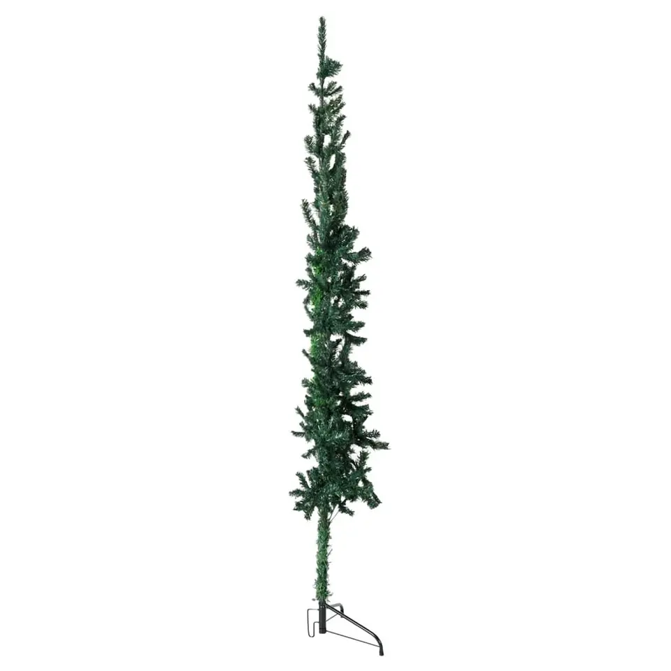 vidaXL - Halve Kunstkerstboom - Groen - 210 cm