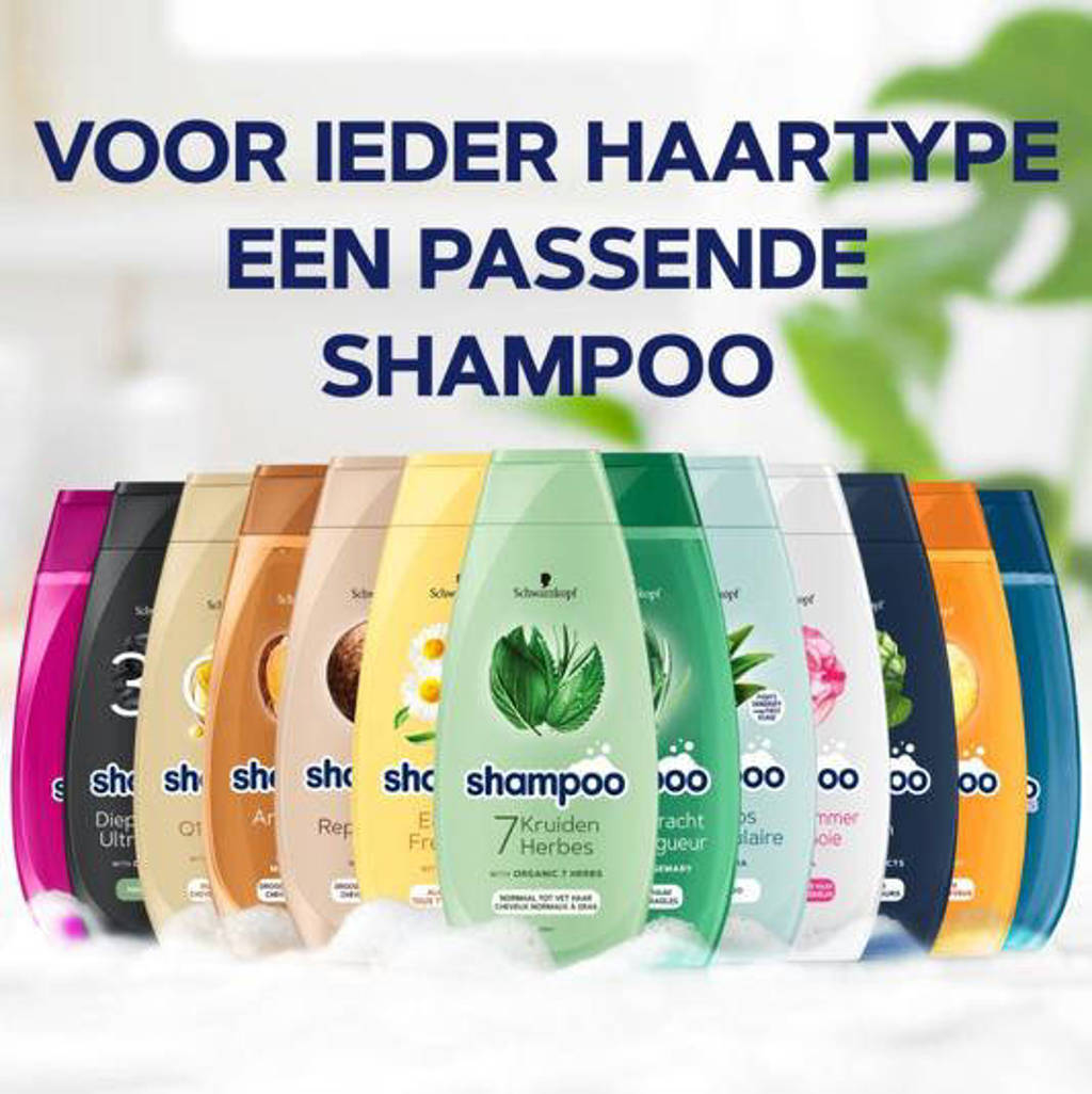 Perzik shampoo - 5 x 400 ml - voordeelverpakking