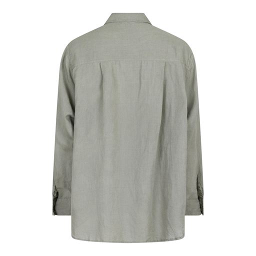 Neo Noir Dalma Linen Skjorte, Dusty Army, 40