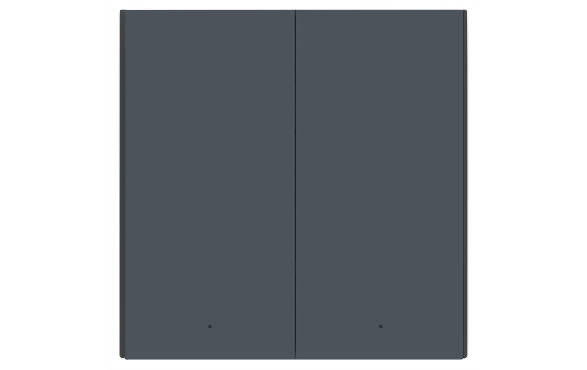 2 x Wandschalter H1 GrauSmart Lichtschalter ohne Neutralleiter