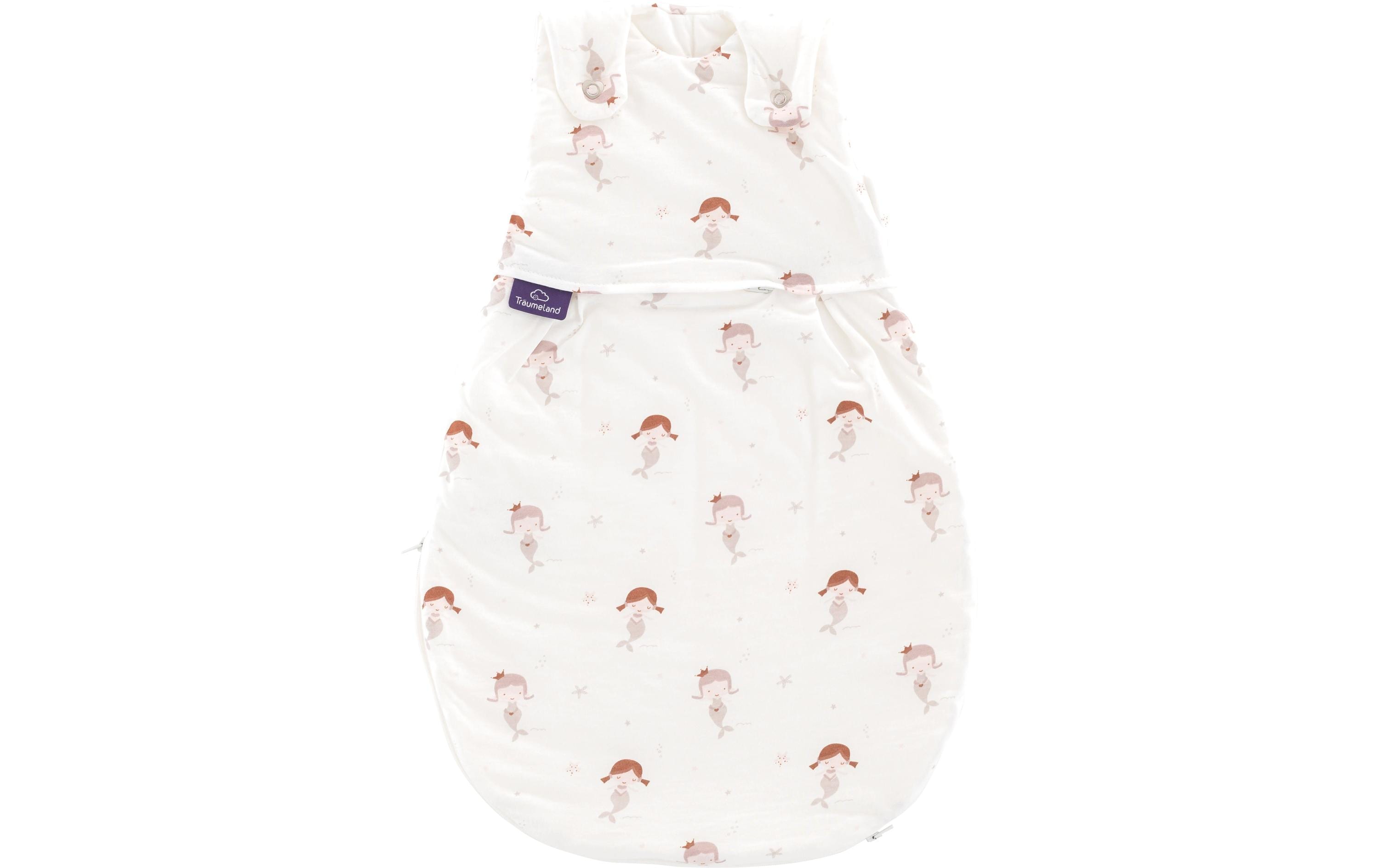 Baby-Ganzjahresschlafsack Mermaid Grösse 62/68Hochwertiger Babyschlafsack mit kleinen Meerjungfrauen